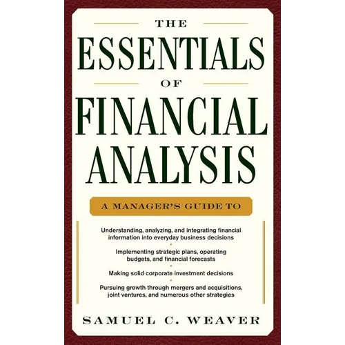 The Essentials of Financial Analysis - Hardcover
