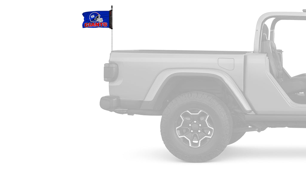 New York Giants 11"x17" Forever Wave Flag for Jeep Wrangler JL 2-Door 2018-Present