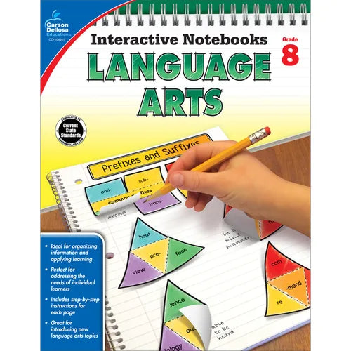 Language Arts, Grade 8 - Paperback
