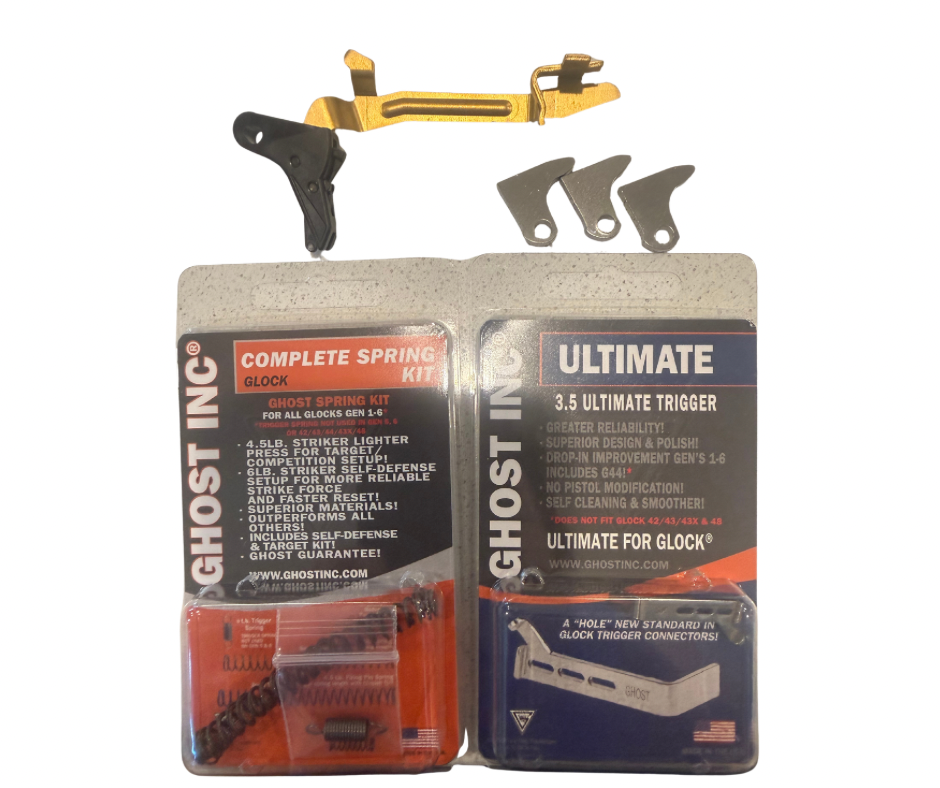 Glock 9mm Trigger Upgrade Kit — Match Grade, TiN Bar, 3.5 lb Connector