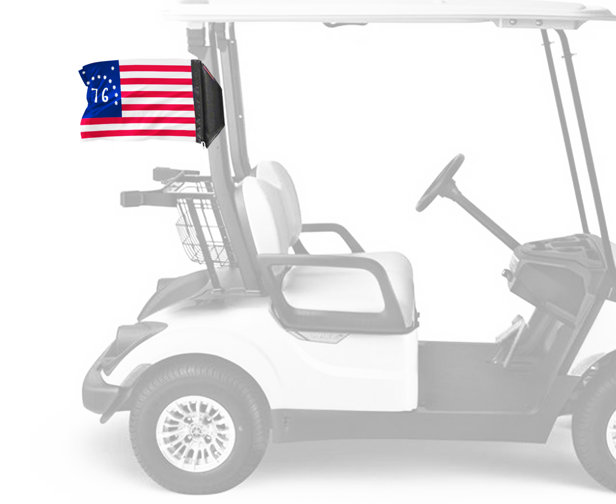 Bennington 12"x18" Forever Wave Flag for Golf Carts