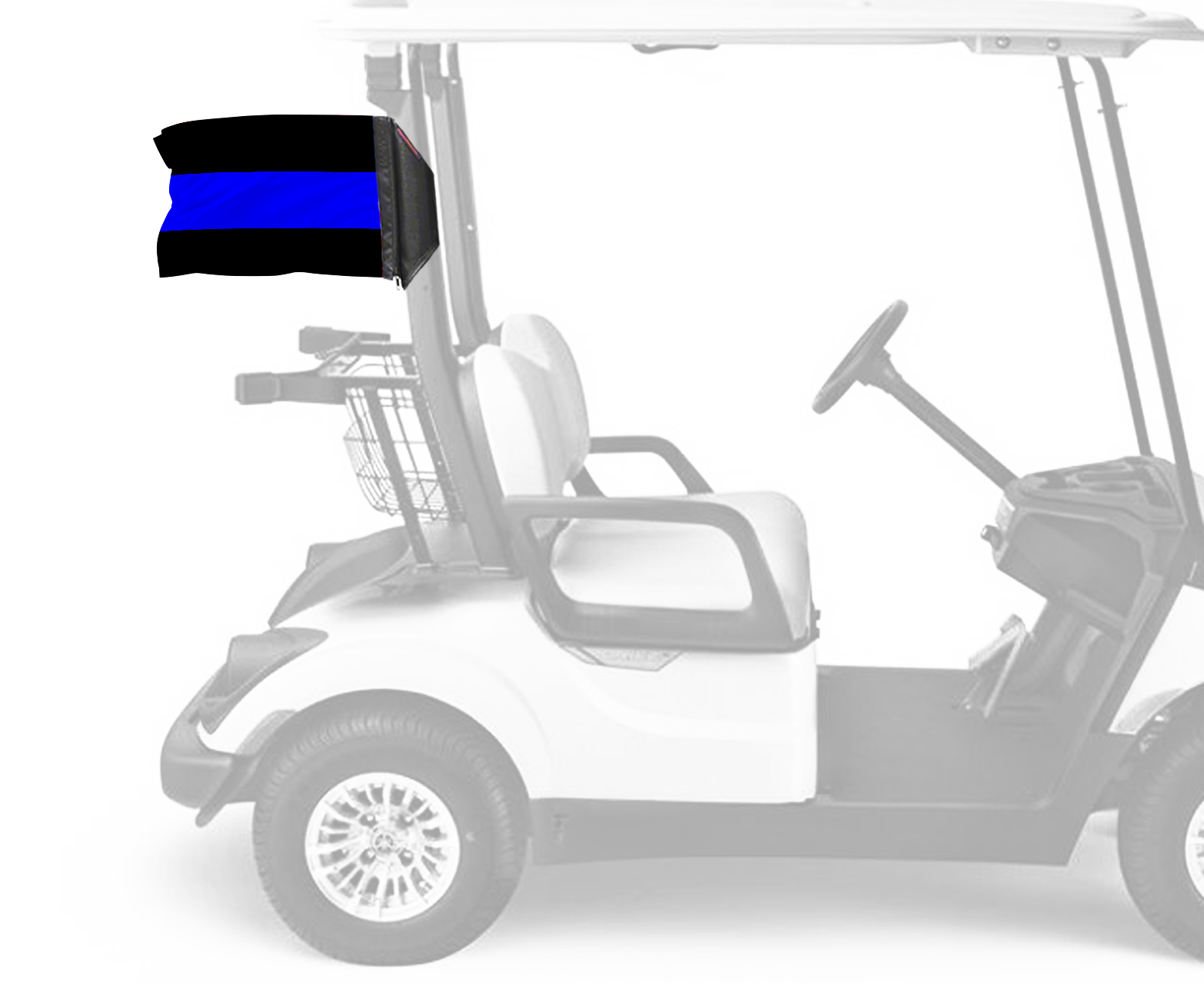 Thin Blue Line 12"x18" Forever Wave Flag
