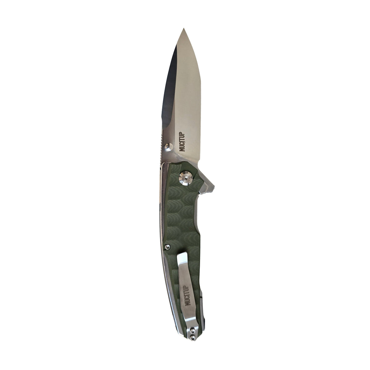 MUCITUP APEX 2 - D2 Steel Folding Knife G10 Handle 4" Blade