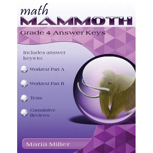 Math Mammoth Grade 4 Answer Keys - Paperback