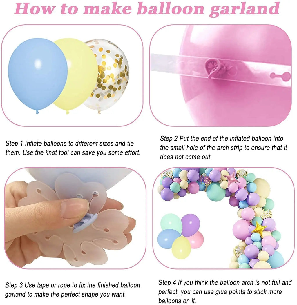 147pcs Unicorn Birthday Balloons Arch Garland Kit Happy Birthday Banner for Girls Unicorn Birthday Party Decorations