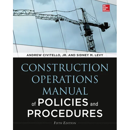 Construction Operations Manual of Policies and Procedures 5e (Pb) - Paperback