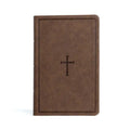 CSB Large Print Personal Size Reference Bible, Brown Leathertouch, Indexed - Imitation Leather