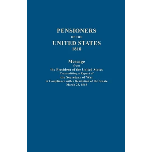 Pensioners of the United States, 1818
