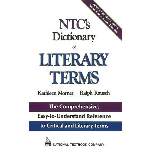Ntc's Dictionary of Literary Terms - Paperback