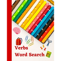 Verbs Word Search: English grammar puzzle activity book - Paperback