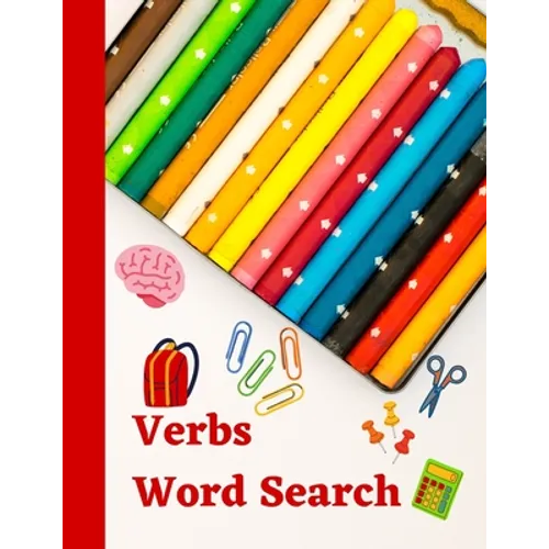 Verbs Word Search: English grammar puzzle activity book - Paperback