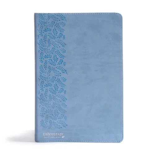 CSB (In)Courage Devotional Bible, Blue Leathertouch - Imitation Leather