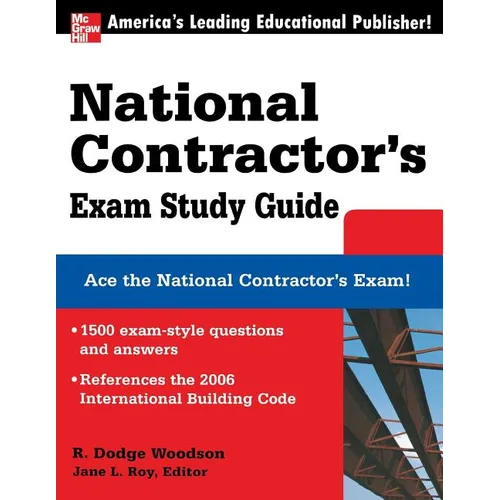National Contractor's Exam Study Guide - Paperback