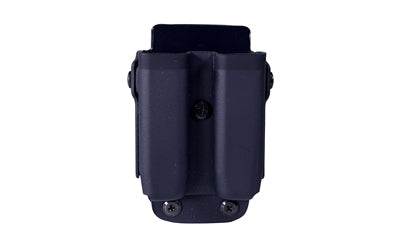 High Speed Gear Uniform Line -  Twin Mag Pouch -  Size 2 -  Black -  Fits MOLLE or Belt -  Kydex -  Universal Clip Mount