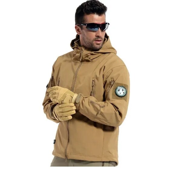 New TAD Gear Tactical Softshell Camouflage Outdoor HIiking Jacket Men Army Sport Waterproof Hunting Clothes Military Jacket