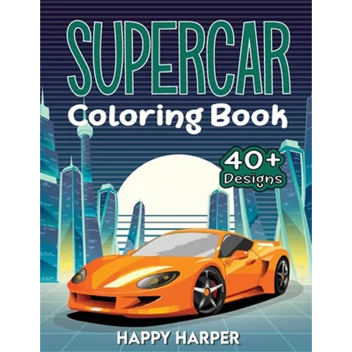 Supercar Coloring - Paperback