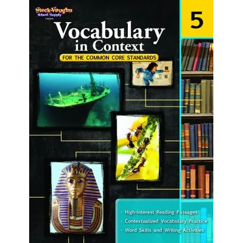 Vocabulary in Context for the Common Core Standards Reproducible Grade 5 - Paperback