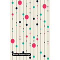 Blood Pressure Log: geometric pattern background from lines and circle cover - Paperback