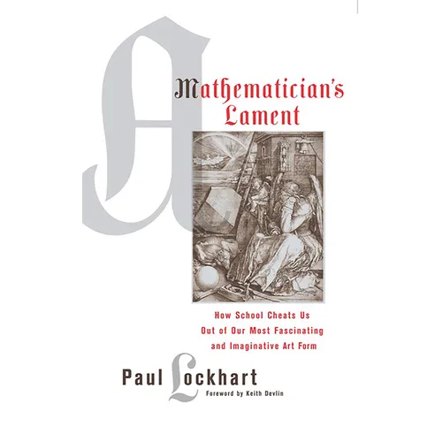 A Mathematician's Lament - Paperback
