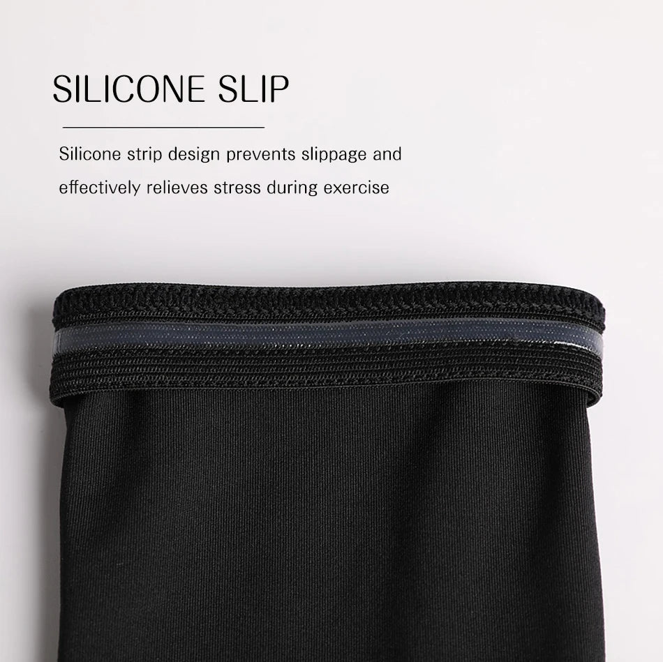 Icy Silk Sun Protection Arm Sleeves Cooling Breathable Outdoor Cycling Fishing Sports Sleeves