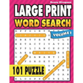 Large Print Word Search: 101 Puzzles ( Volume 1 ) - Paperback