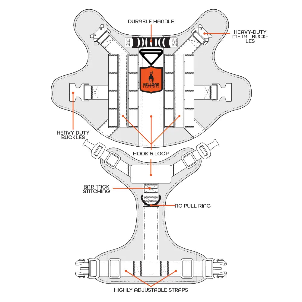 Chew-Resistant Dog Harness