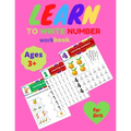 Learn to Write Number Workbook learning Numbers For GIRLS Age 3+: practice for kids to write numbers workbook age 3 + - Paperback