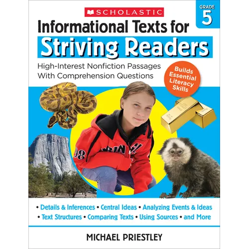 Informational Texts for Striving Readers: Grade 5 - Paperback