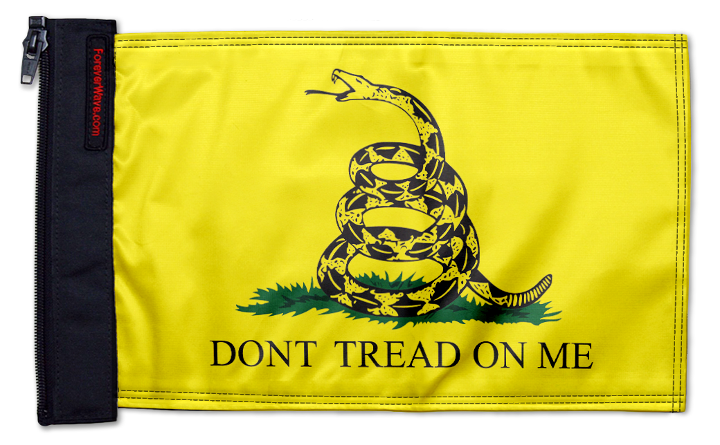 Gadsden "Don't Tread On Me" 12"x18" Forever Wave Flag