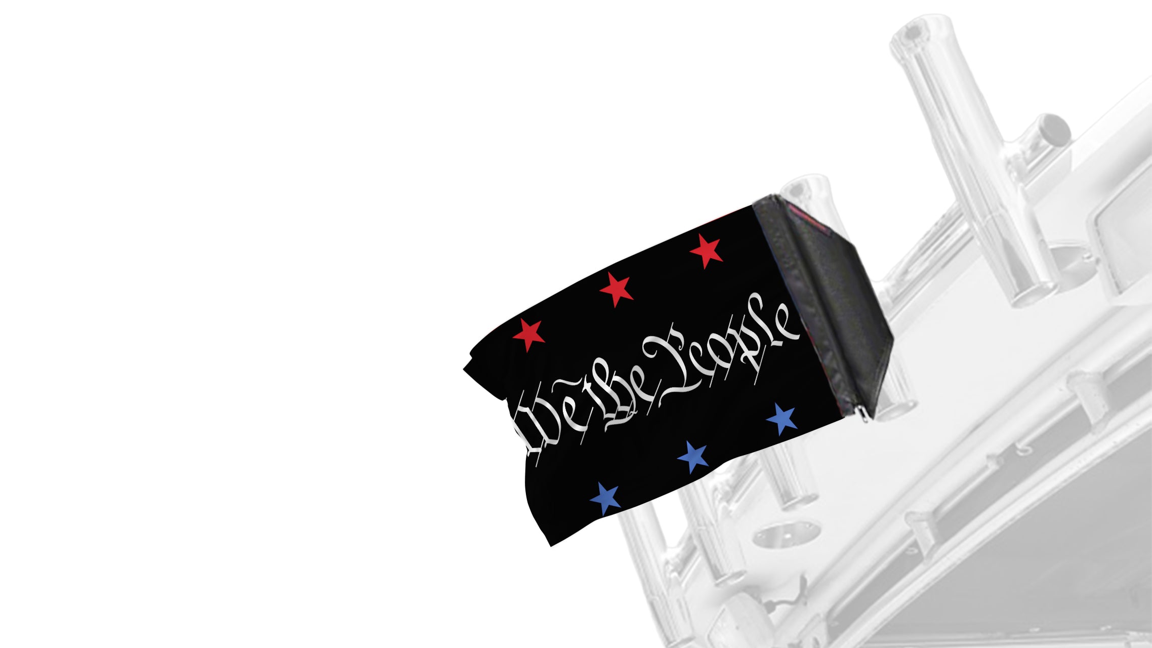 We The People 12"x18" Forever Wave Flag