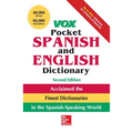 Vox Pocket Spanish and English Dictionary, 2nd Edition - Paperback