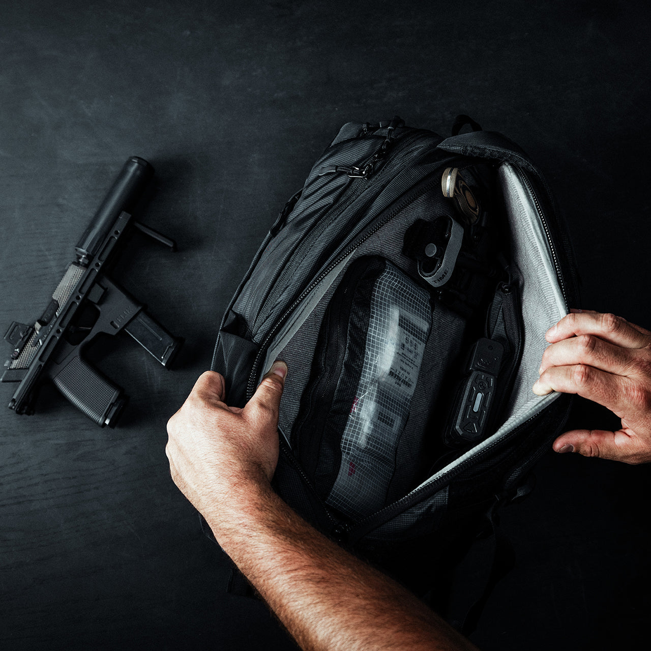 Eberlestock Fade Transport - Sleek EDC Bag w/ Multiple CCW Pockets & Structured bottom