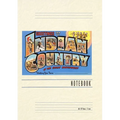 Vintage Lined Notebook Greetings from Indian Country