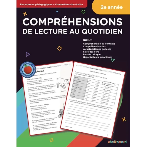 Canadian French Daily Reading Comprehension Grade 2 - Paperback