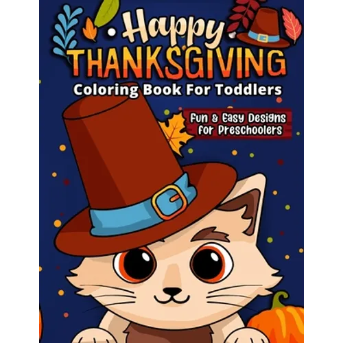 Happy Thanksgiving Coloring Book - Paperback
