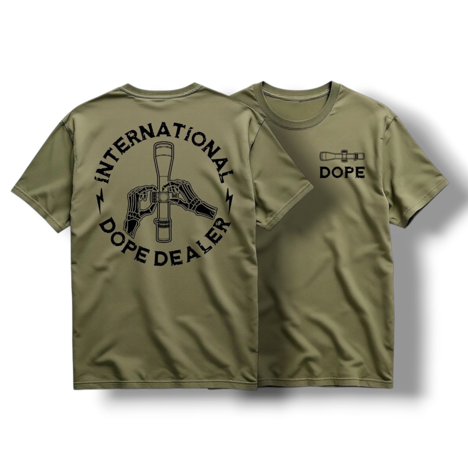 DOPE DEALER TEE (MIL GREEN)