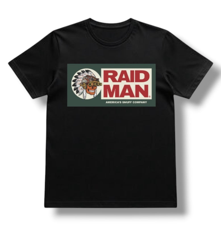 RAID MAN TEE (BLACK)