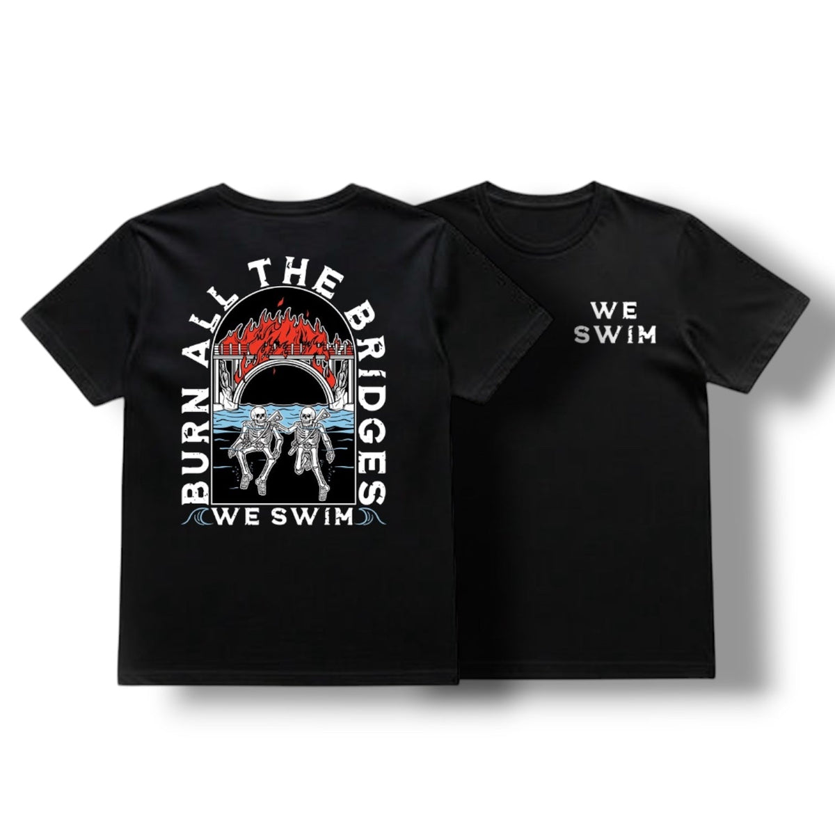 WE SWIM TEE (BLACK)