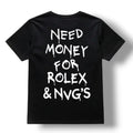 "NEED MONEY" TEE (BLACK)