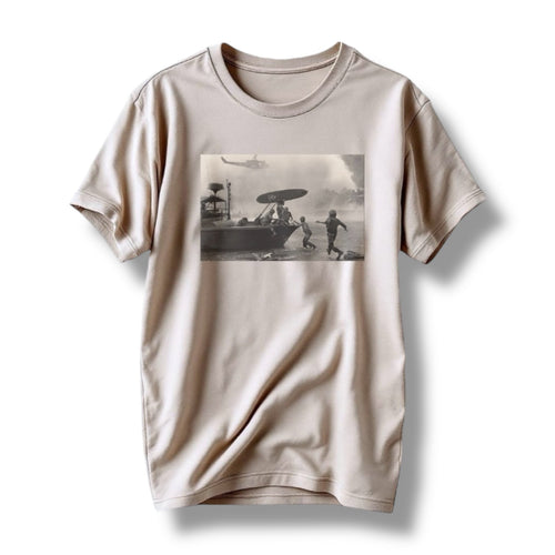 "CHARLIE DON’T SURF" TEE (LIGHT GREY)