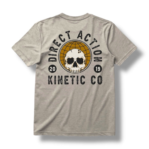 "KINETIC CO" TEE (HEATHER SILK)
