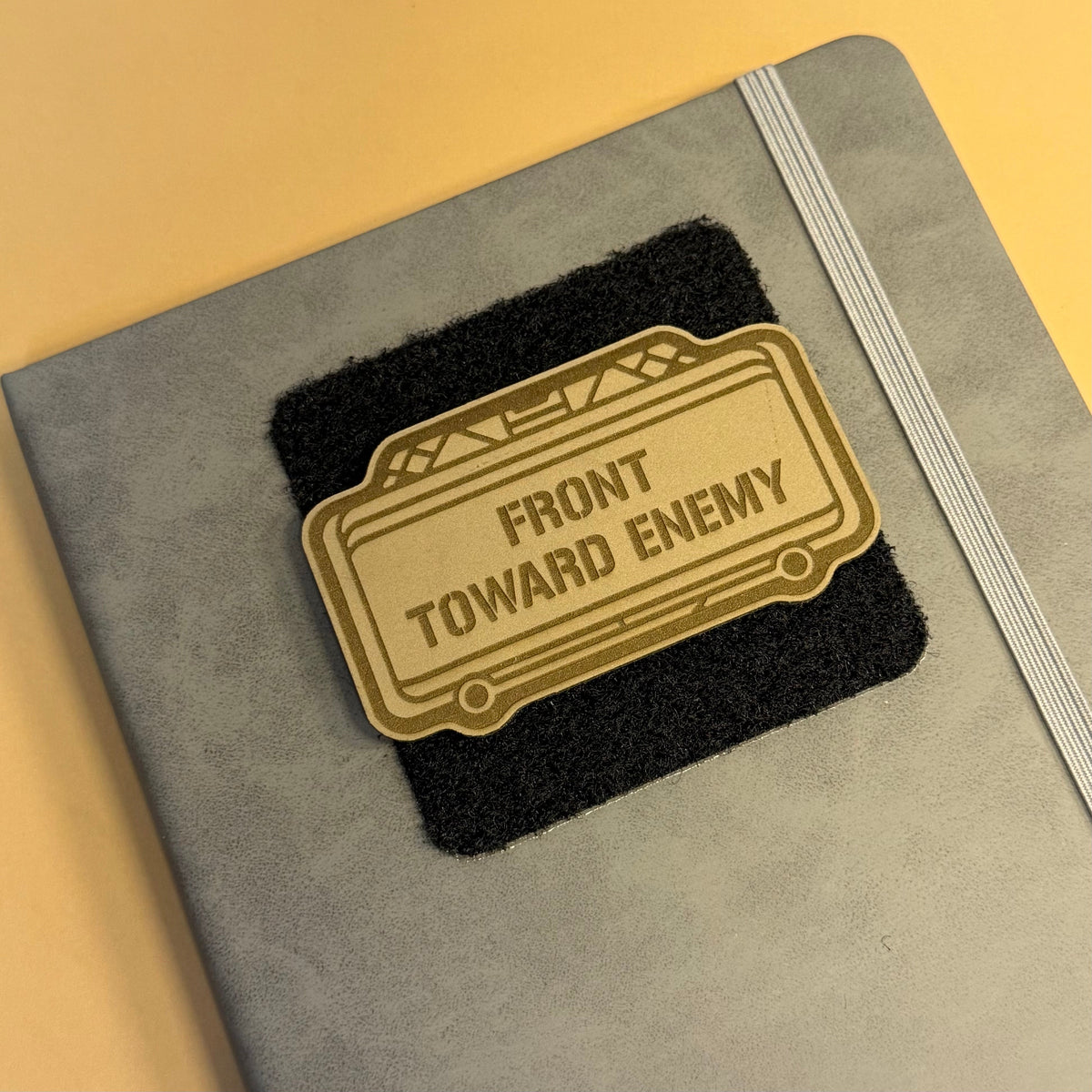 Morale Patch A5 Note Book with 2x3" or 3x3" | VELCRO® Brand Loop Panel Front Panel Customizable Log or Range Book