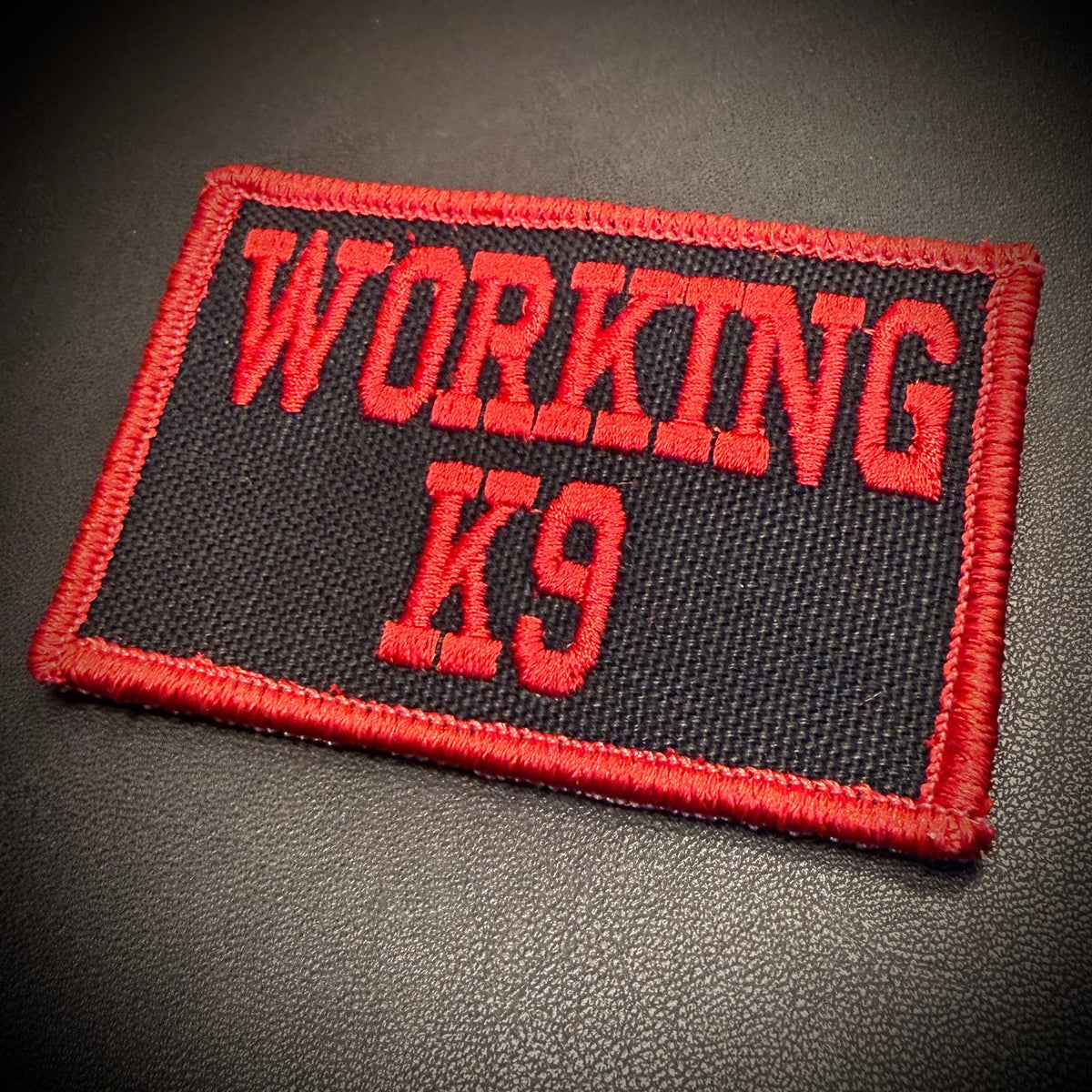 Police K9 Dog Morale Patch, 2x3" | Made in USA | VELCRO® Brand Hook Backing