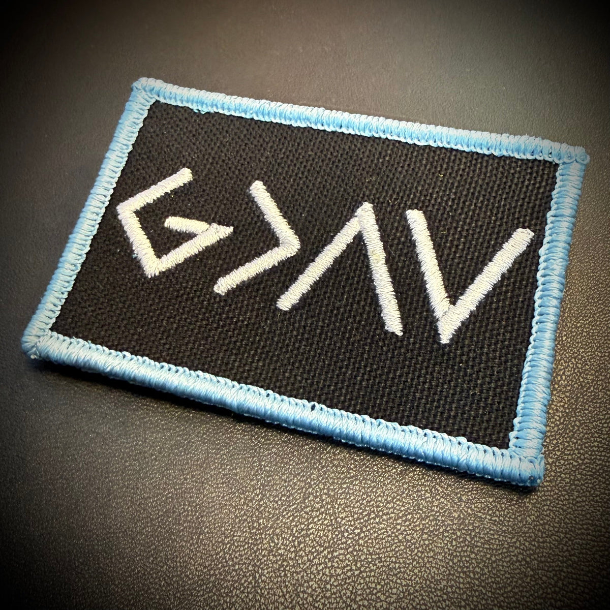 God Is Greater Than the Highs and Lows Morale Patch, 2x3" | Made in USA | VELCRO® Brand Hook Backing