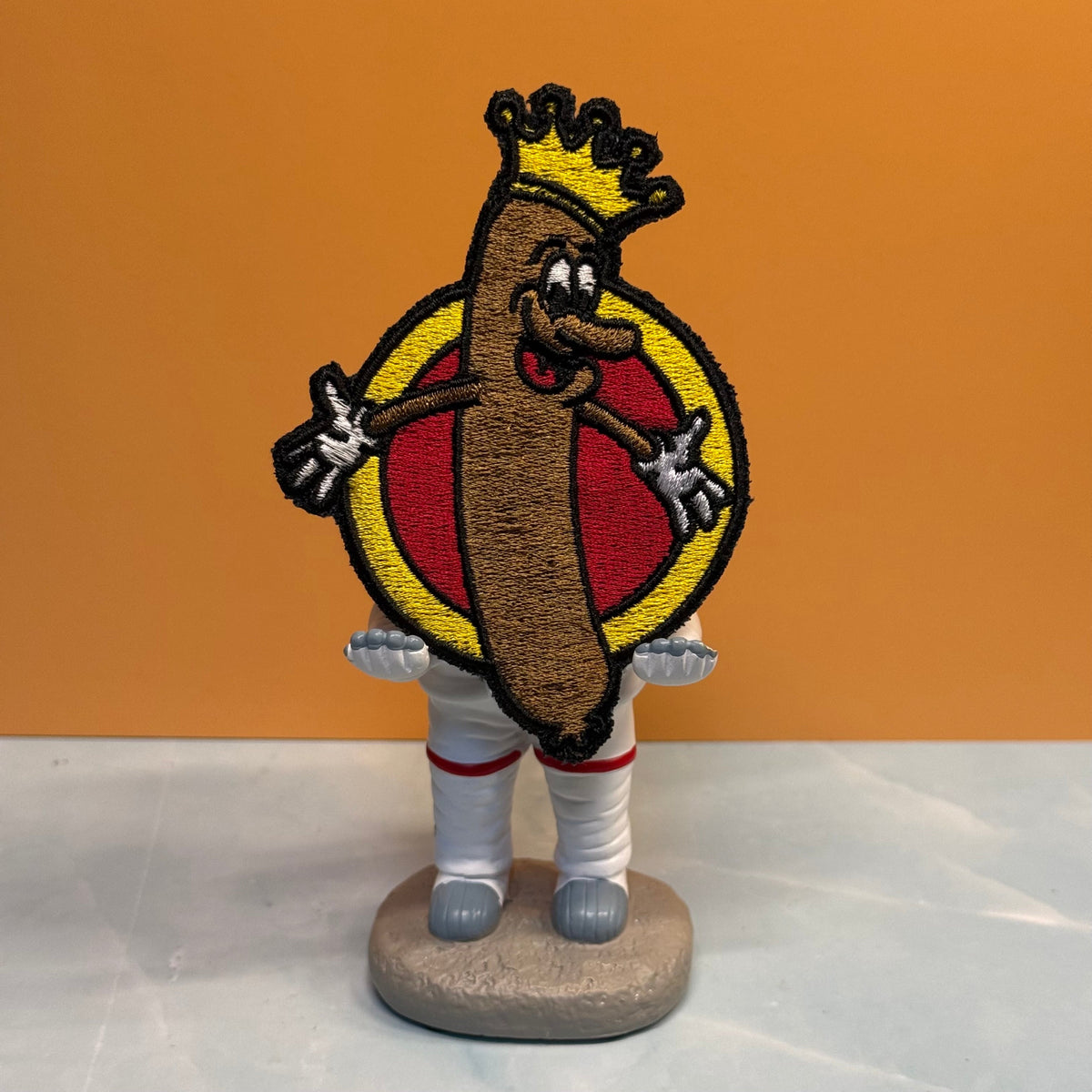 The Wiener King Funny Morale Patch, 3x4" | Made in USA | VELCRO® Brand Hook Backing