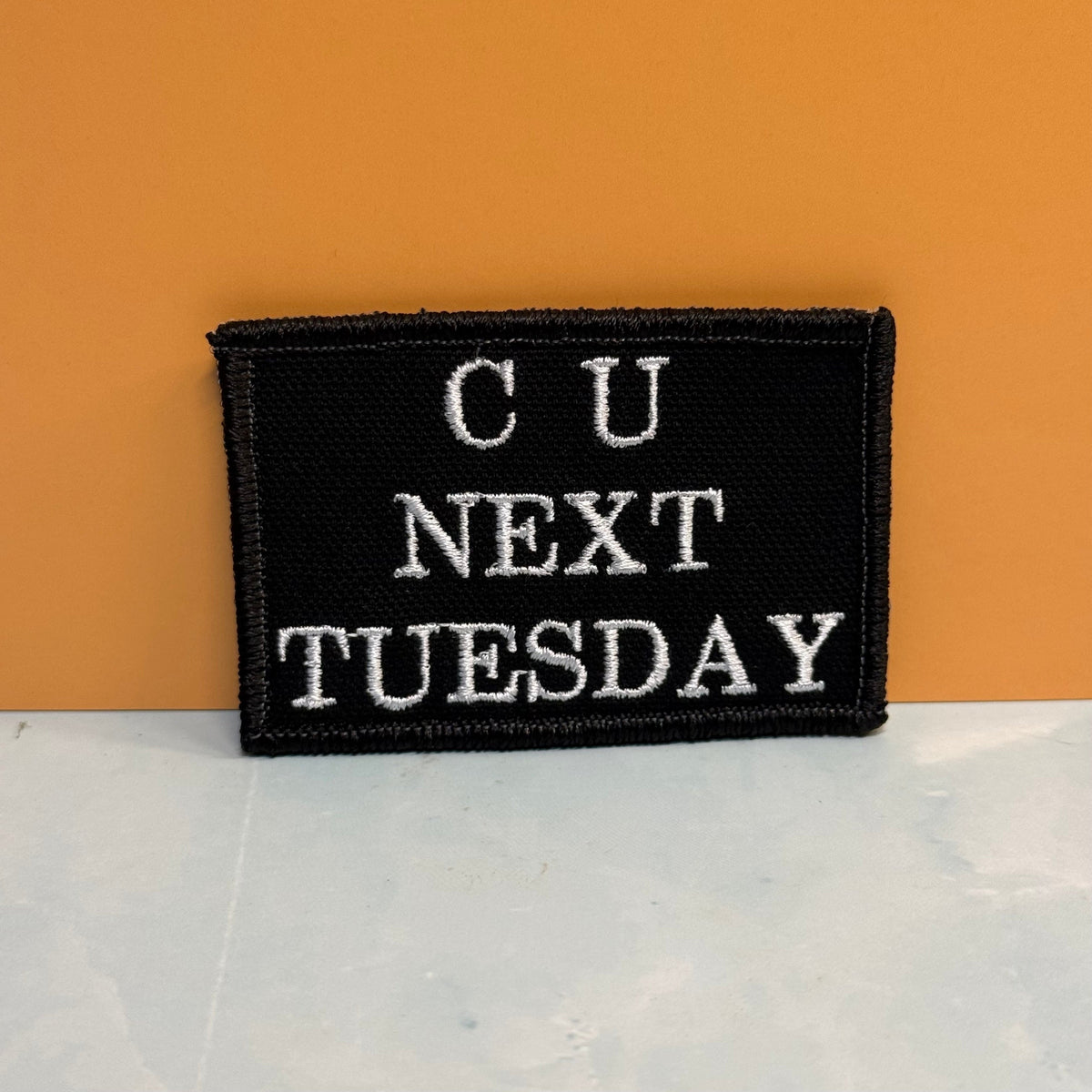See You Next Tuesday Funny Morale Patch, 2x3" | Made in USA | VELCRO® Brand Hook Backing