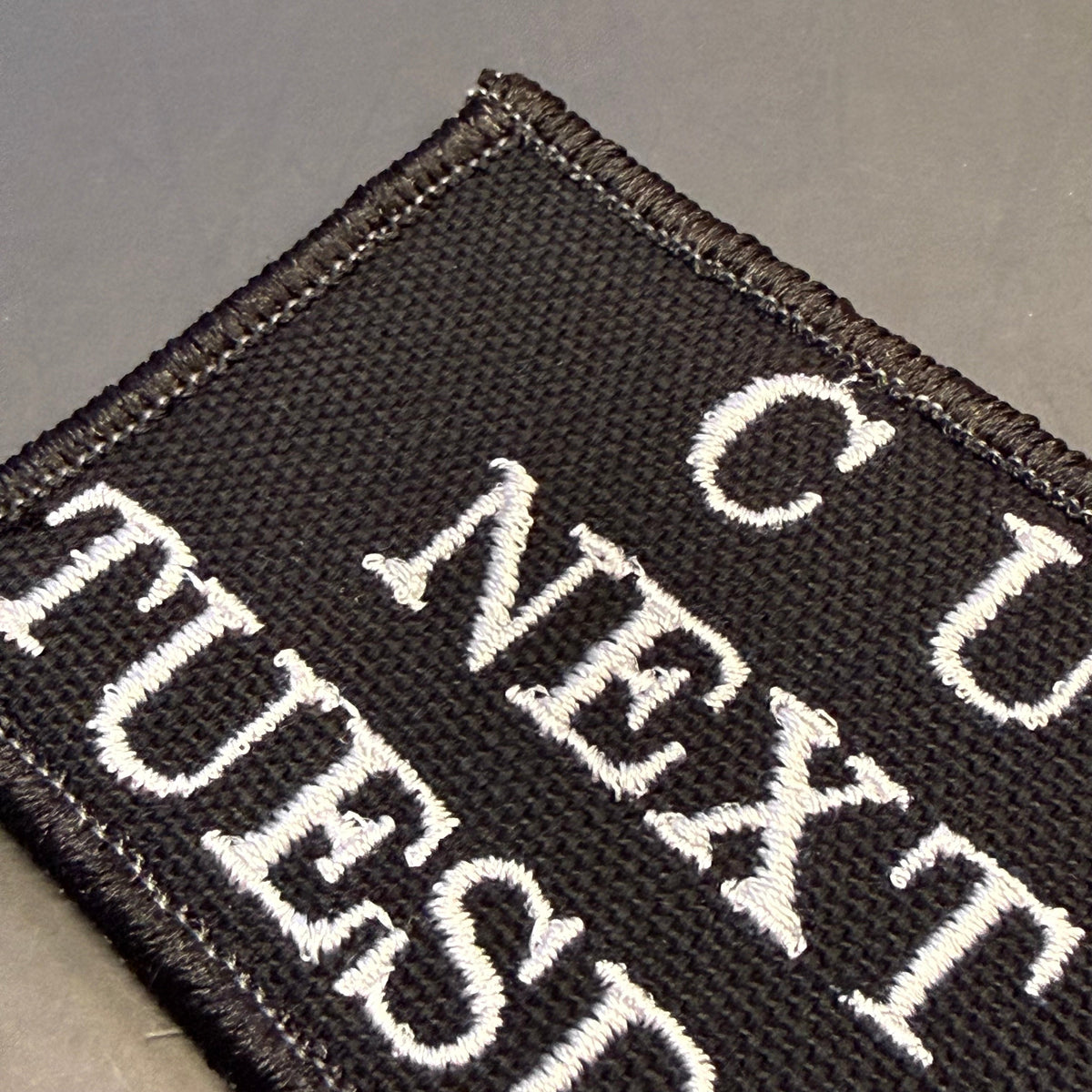 See You Next Tuesday Funny Morale Patch, 2x3" | Made in USA | VELCRO® Brand Hook Backing
