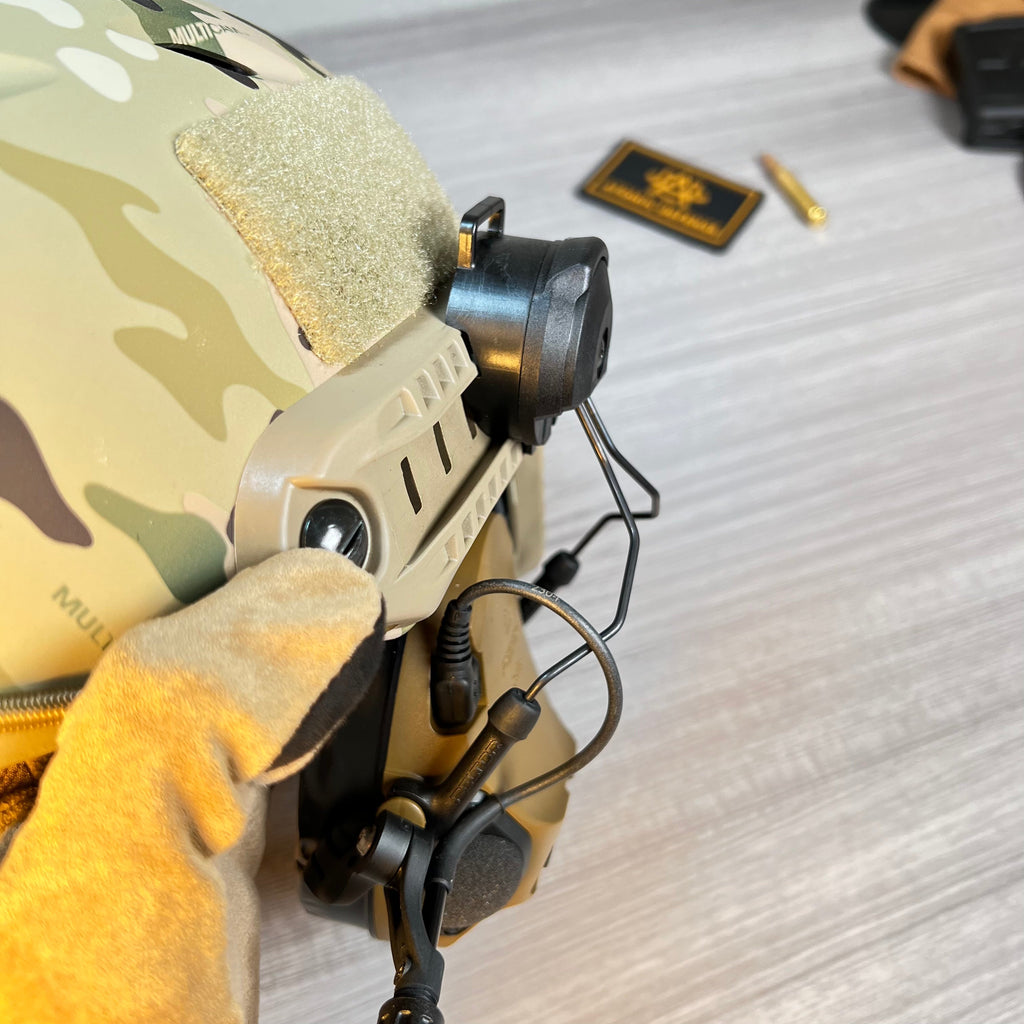 3M Peltor P3ADG47-F SV/2: Mounting for ComTac VII & VIII - Left & Right Side Attachments