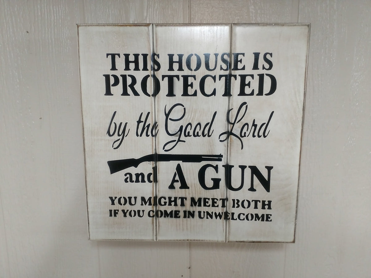 "This House" wall art box.