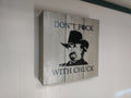 Chuck Norris Gun Concealment Wall Art Box